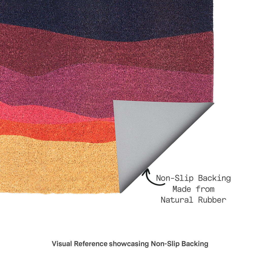 Shades of Dawn Natural Coir Doormat