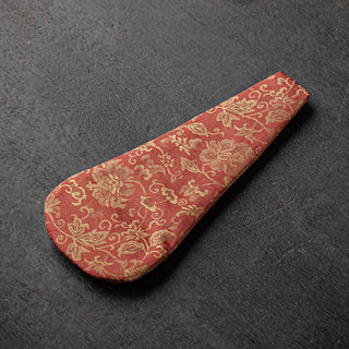 Vintage-Style Embroidery Scissors with Brocade Sheath