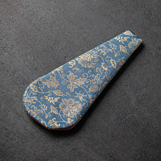 Vintage-Style Embroidery Scissors with Brocade Sheath