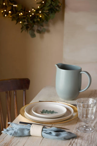 COSTA NOVA Camilla Glass Band Charger Plate – Sophisticated Serving Plate for Modern Dining