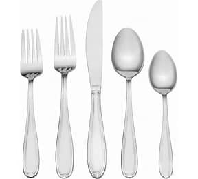 Cambridge Linden 20-Piece Flatware Set, 18/10 stainless steel