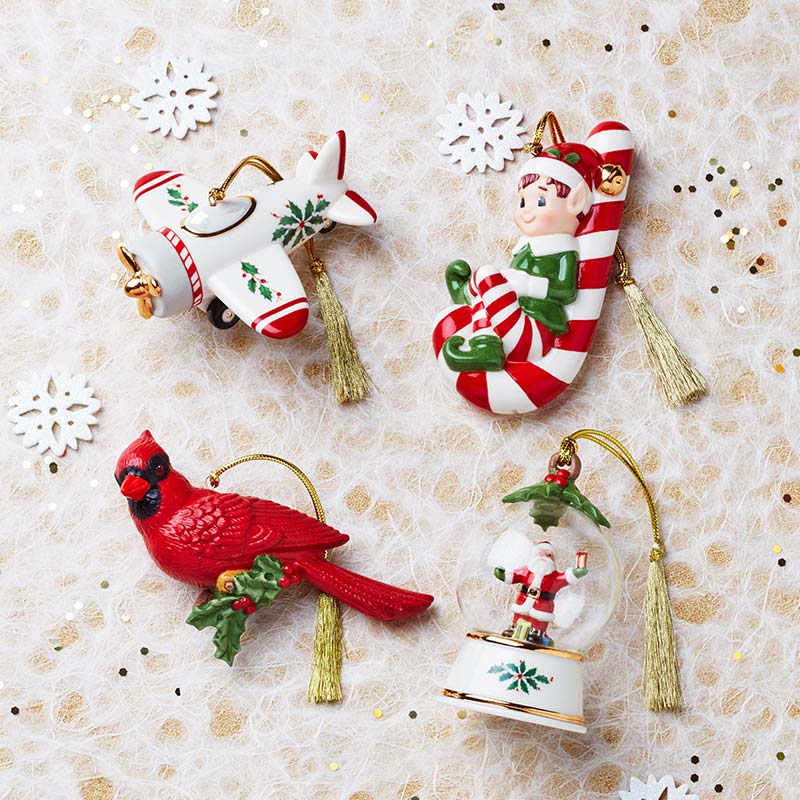 Lenox Cardinal Ornament, porcelain (view 2)