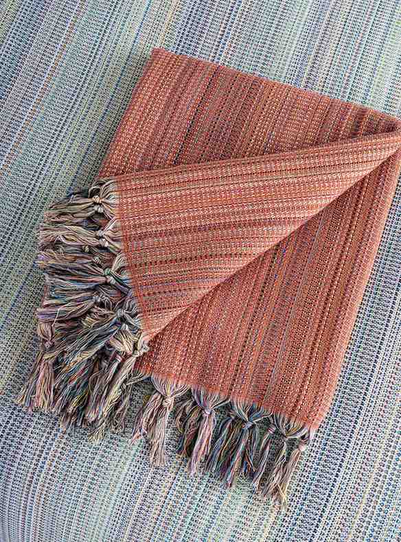 ALA King Size Cotton Blanket | Handwoven Lightweight Throw
