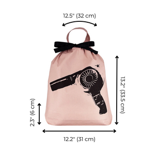 Hair Dryer Travel Bag – Pink/Blush