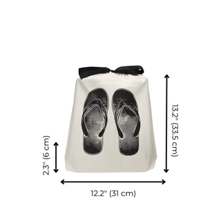 Flip Flops Shoe Bag – Cream