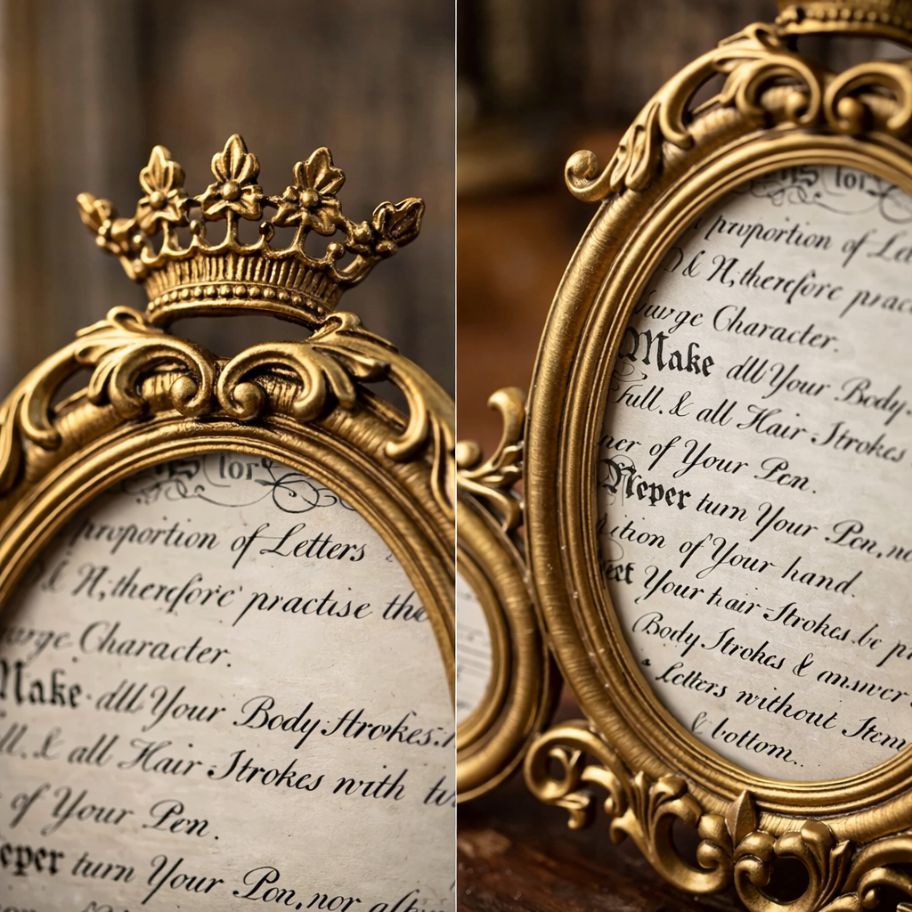 Vintage-Inspired Retro Decorative Picture Frame