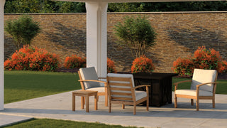 Lio/Oslo Wooden Side Table | Scandinavian Indoor Outdoor Accent Table