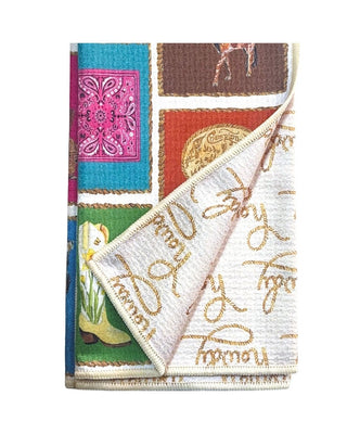 Elegant Out West Double-Sided Tea Towel