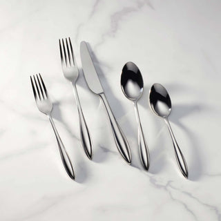 Lenox Sculpt 65-Piece Flatware Set, 18/10 stainless steel