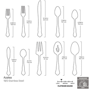 Oneida Azalea 45-Piece Flatware Set, 18/0 stainless steel (view 3)