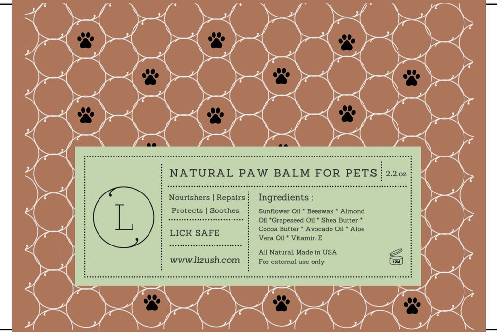Natural Paw Balm for Pets – Healing Moisturizing Balm for Dogs’ Dry Paws