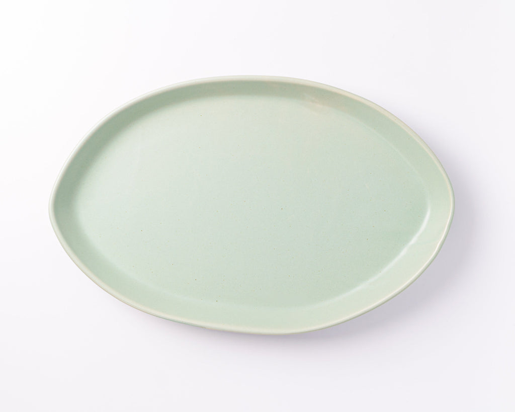 HAAND Oval Platter Set – 3-Piece Handcrafted Porcelain Serving Collection