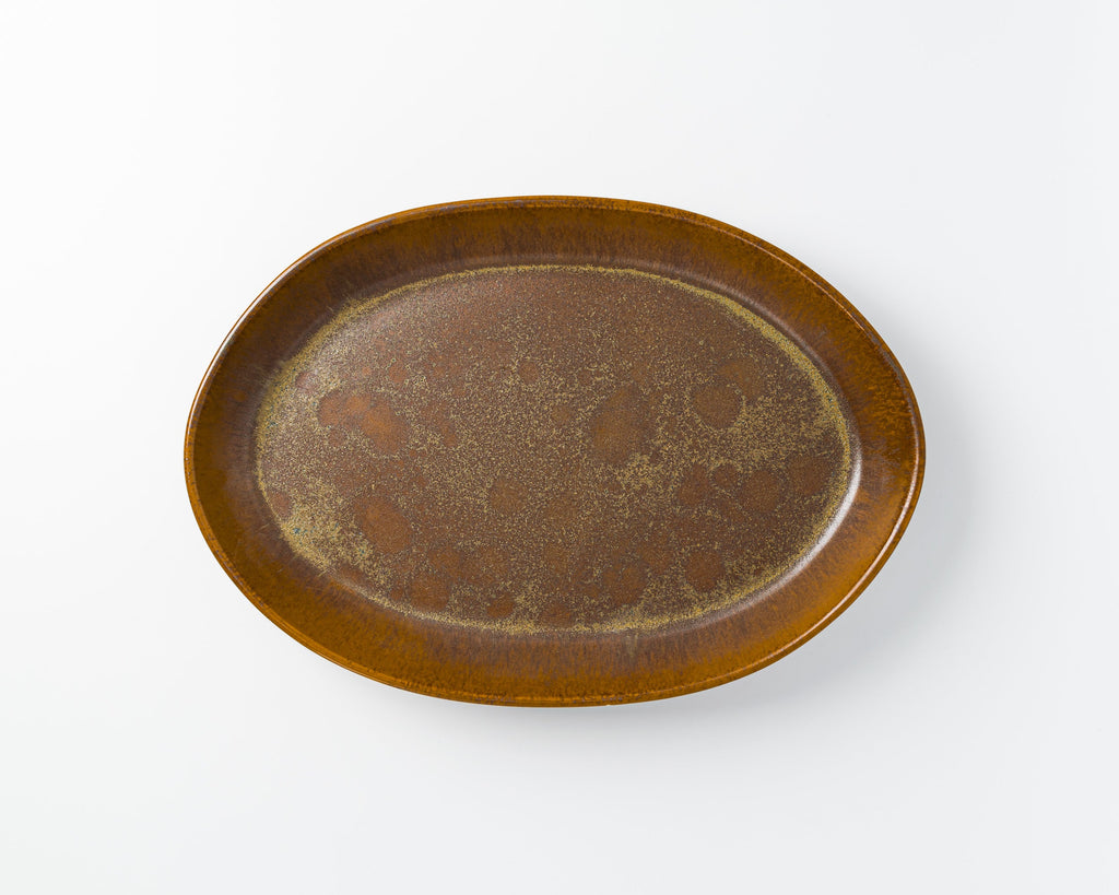 HAAND Oval Platter Set – 3-Piece Handcrafted Porcelain Serving Collection
