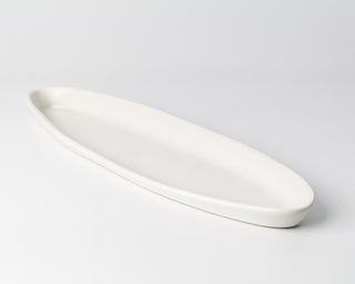 HAAND Long Serving Tray – Handcrafted Porcelain Entertaining Tray