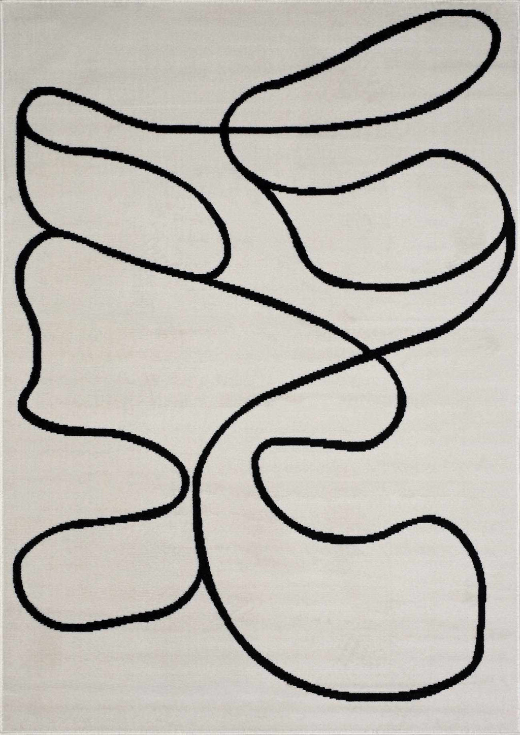 Eilir Modern Low Profile Boho Rug – Stylish Contemporary Floor Carpet