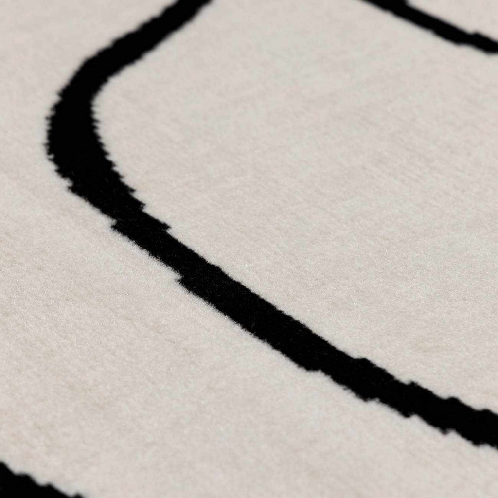 Eilir Modern Low Profile Boho Rug – Stylish Contemporary Floor Carpet