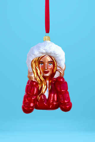Emily Glass Christmas Ornament – Powerful Women Collection