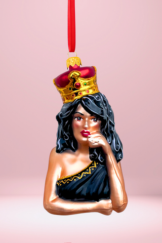 Jenna Glass Christmas Ornament – Powerful Women Collection