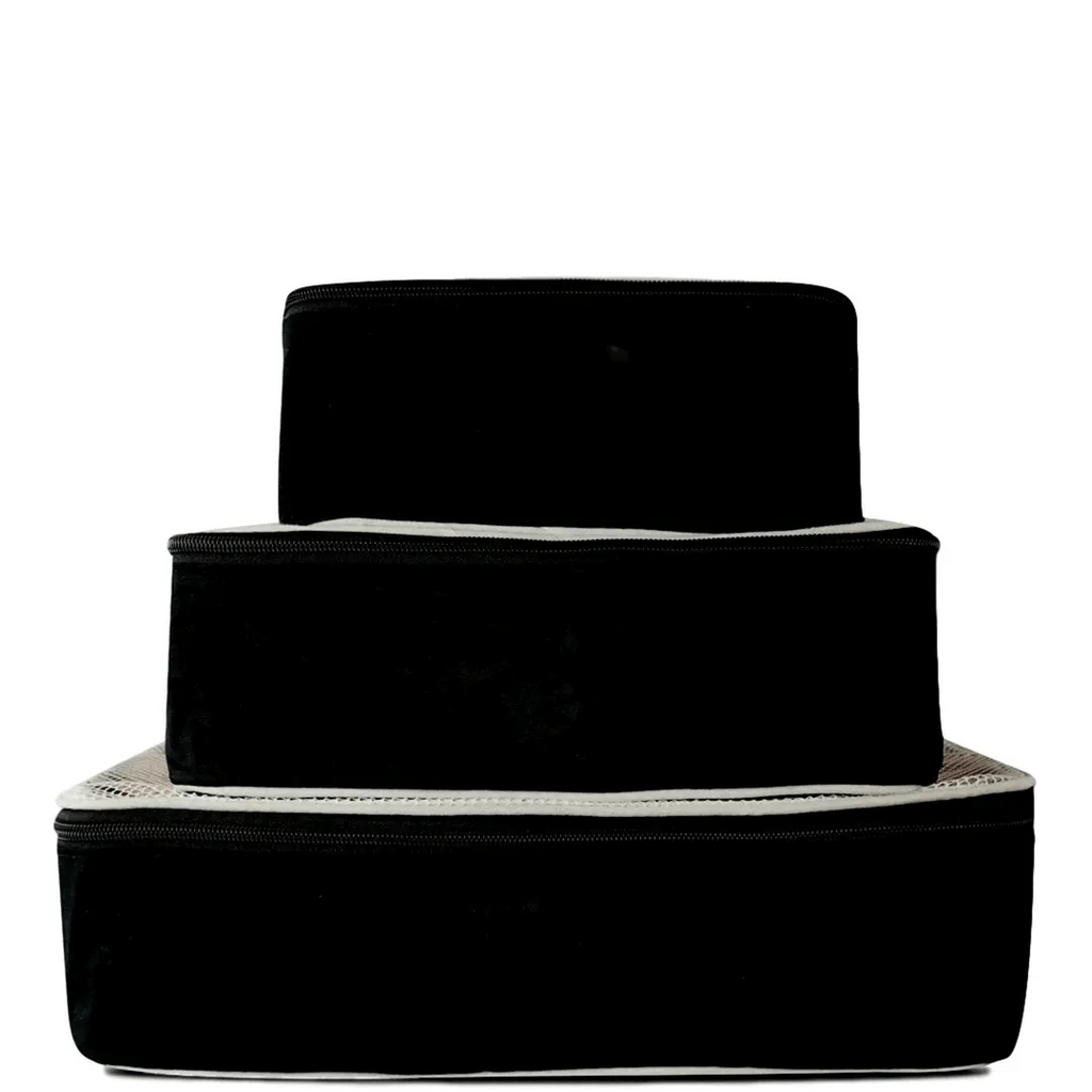 Personalized Packing Cubes, 3-pack – Black