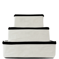 Personalized Packing Cubes, 3-pack – Cream