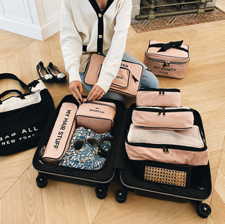 Personalized Packing Cubes, 3-pack – Pink/Blush