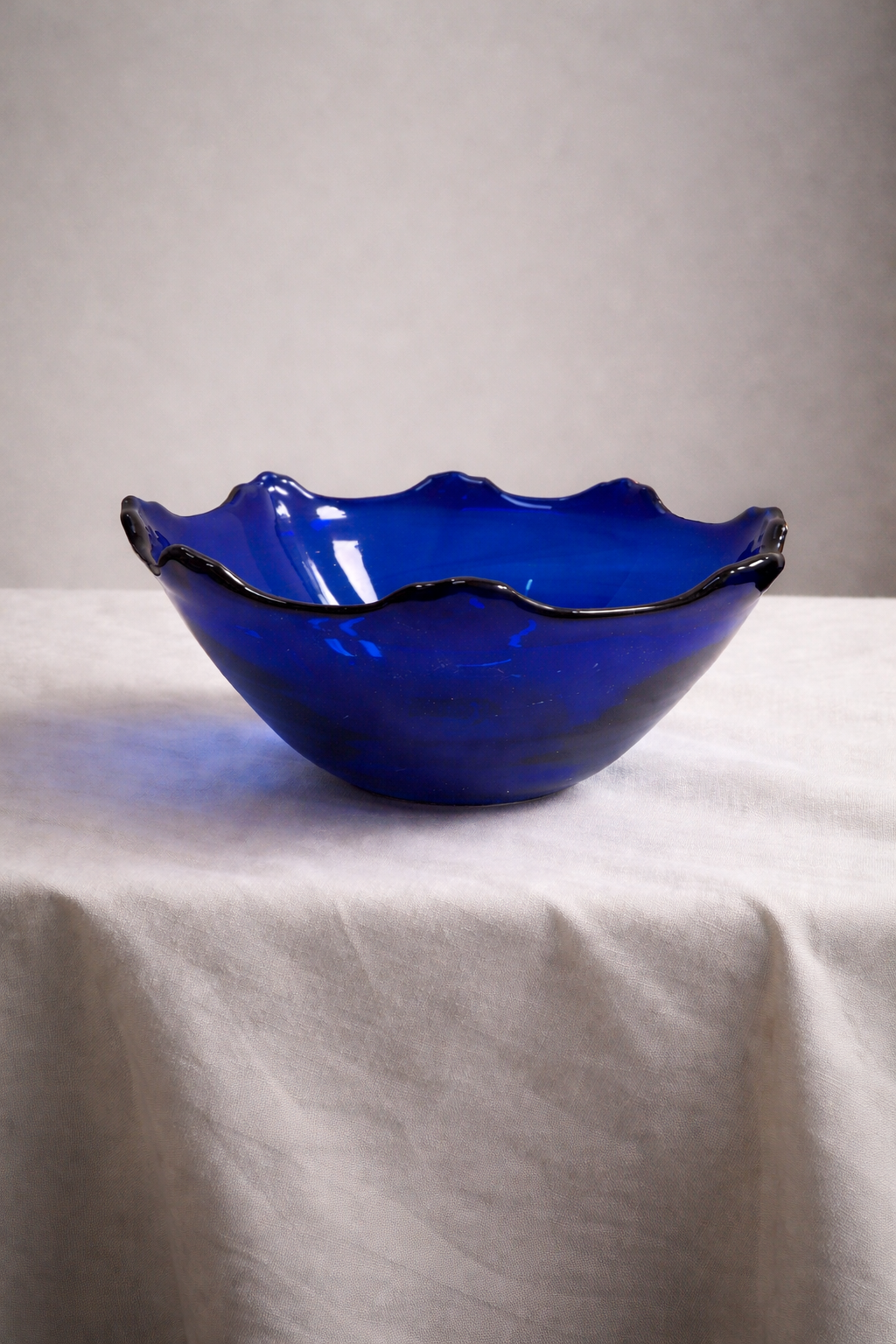 Parras Lagoon Blue Recycled Glass Bowl