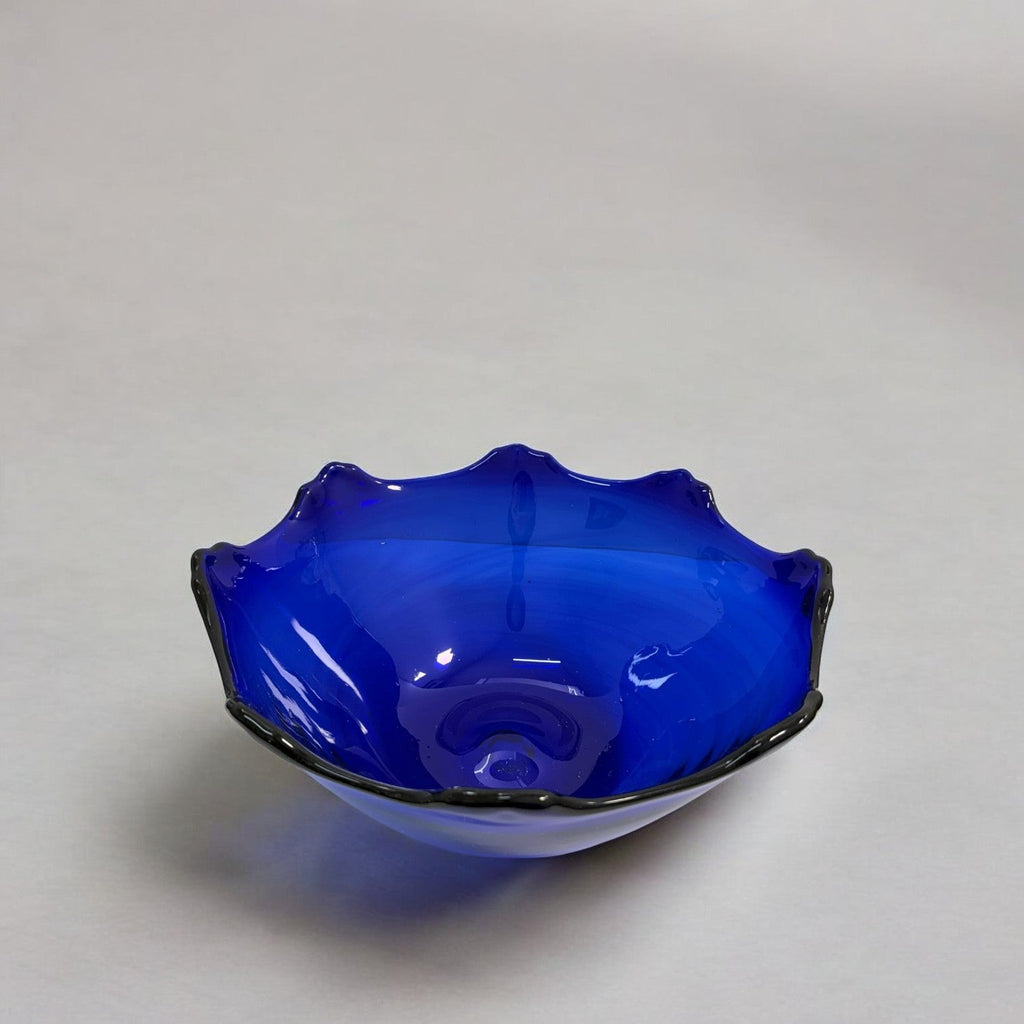 Parras Lagoon Blue Recycled Glass Bowl