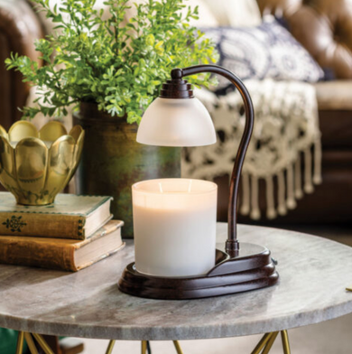 Bronze Signature Aurora Lamp | Flame-Free Candle Warmer with Top-Down Technology