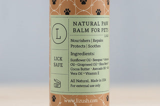 Natural Paw Balm for Pets – Healing Moisturizing Balm for Dogs’ Dry Paws