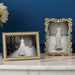 Crystal & Pearl Picture Frame