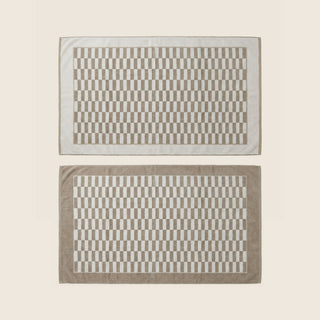 Pietra Checkered Australian Cotton Towels