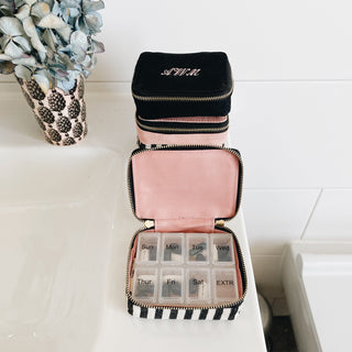 Weekly Pill Organizer Case – Small – Pink/Blush