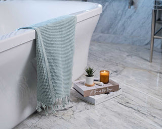 Organic Waffle Bath & Hand Towels | Soft Essentials Spa Collection