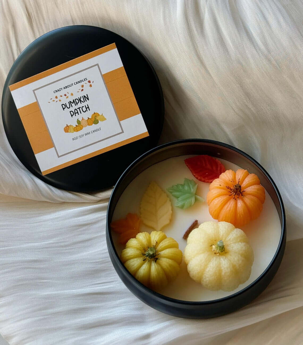 Pumpkin Patch Candle - Seasonal Soy Wax Candle for Home Decor and Gifting