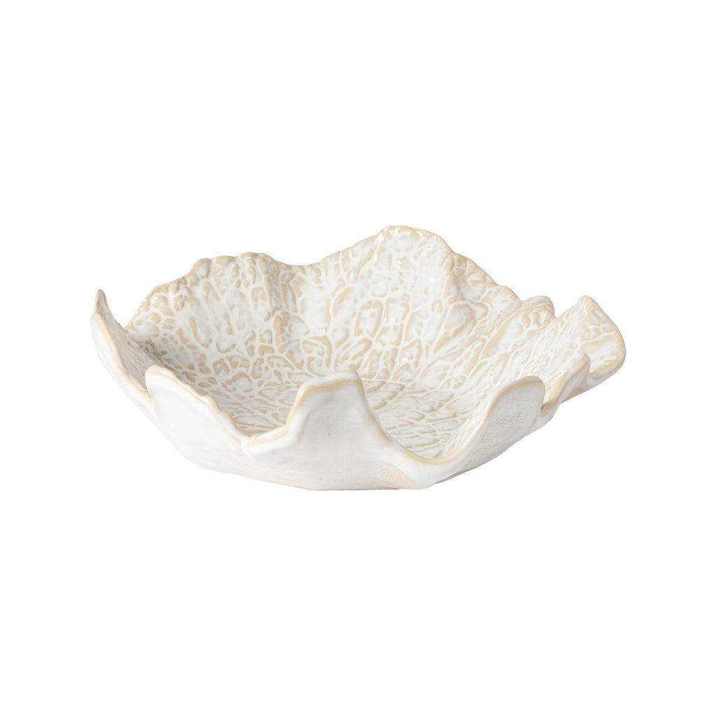 COSTA NOVA – Casafina Silvina Centerpiece, Fennel White – Elegant Table Center Display Bowl