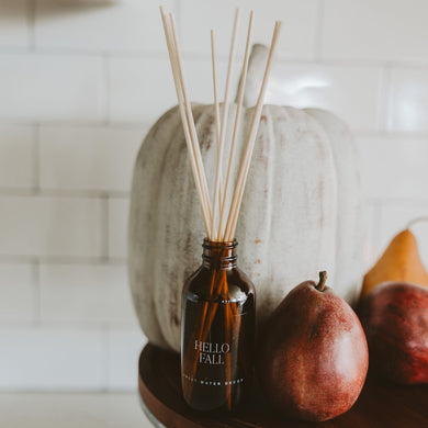 Hello Fall Amber Reed Diffuser