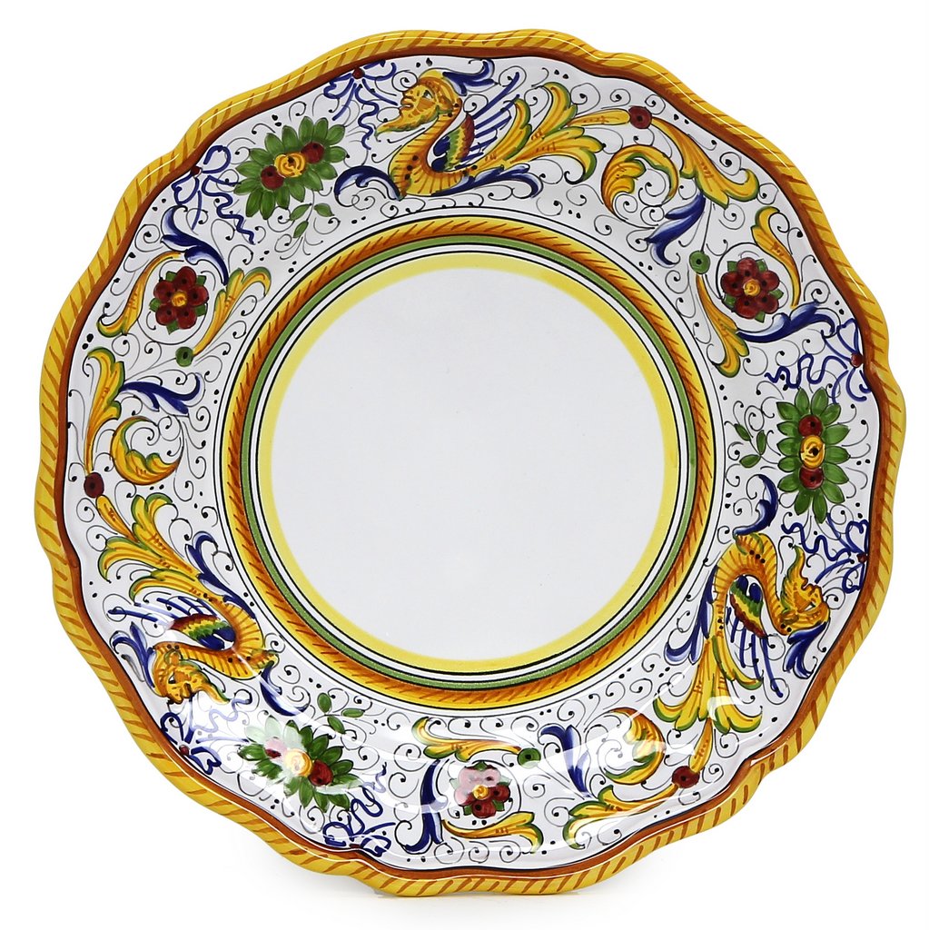 RAFFAELLESCO DELUXE: 3 Pieces Place Setting (White Center)