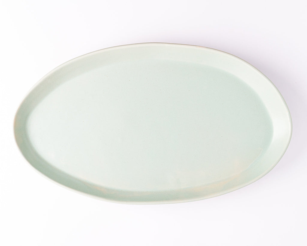 HAAND Oval Platter Set – 3-Piece Handcrafted Porcelain Serving Collection