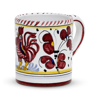 ORVIETO RED ROOSTER: 3 Pieces Place Dinnerware Setting