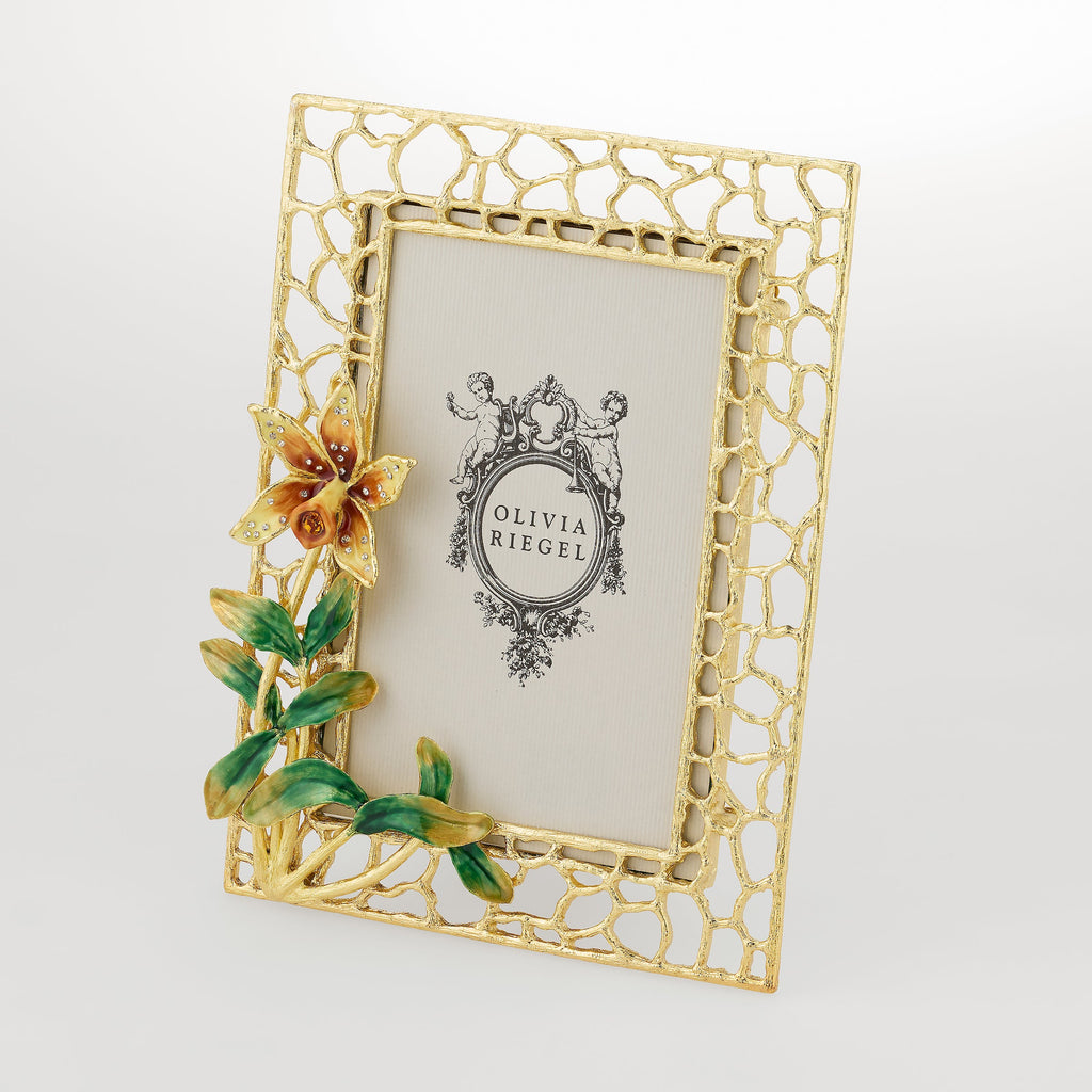 Splendora Orchid Crystal Picture Frame