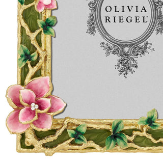 Gloria Floral Crystal Picture Frame