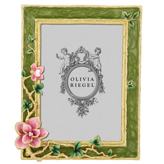 Gloria Floral Crystal Picture Frame