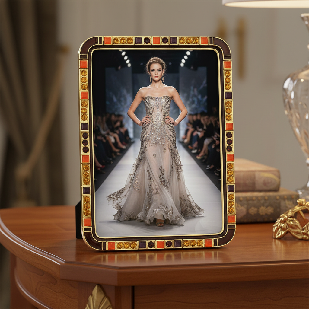 Sorrento Jeweled Picture Frame