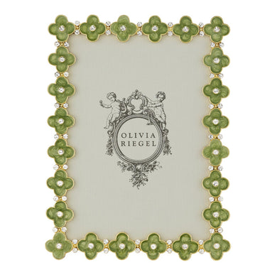Celadon Enamel Clover 5