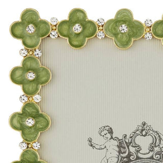 Celadon Enamel Clover 5