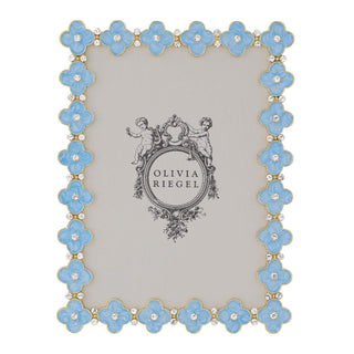 Light Blue Enamel Clover 5