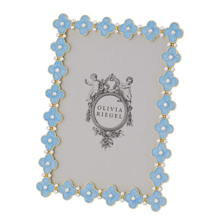 Light Blue Enamel Clover 5