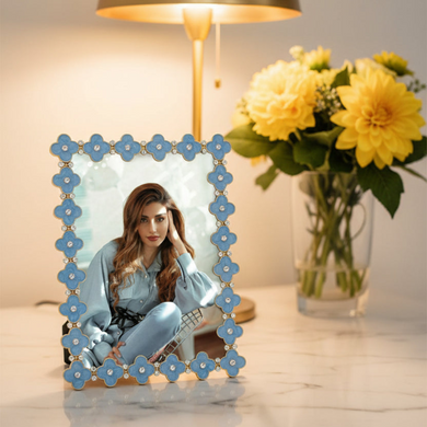Light Blue Enamel Clover 5