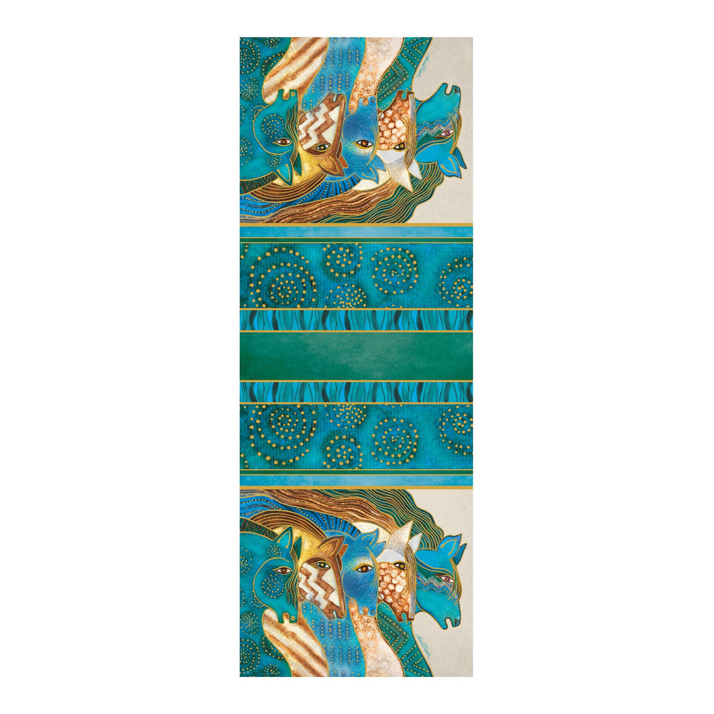 Laurel Burch Sky Mares  Silk Blend Shawl – Lightweight Dressy Wrap for Women