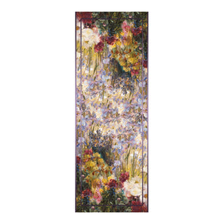 Tiffany Peonies & Iris   Silk Blend Shawl – Lightweight Dressy Wrap for Women